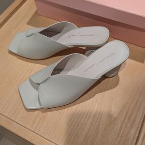 INTENTIONALLY BLANK Cream Mules